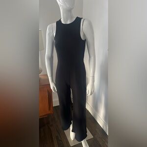 H&M Black Ribbed Jumpsuit